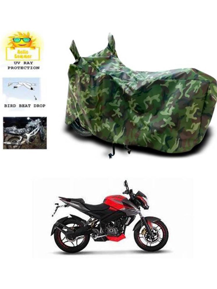     			RONISH Bike Body Cover for Bajaj Pulsar 200 NS ( Pack of 1 ) , Multicolour