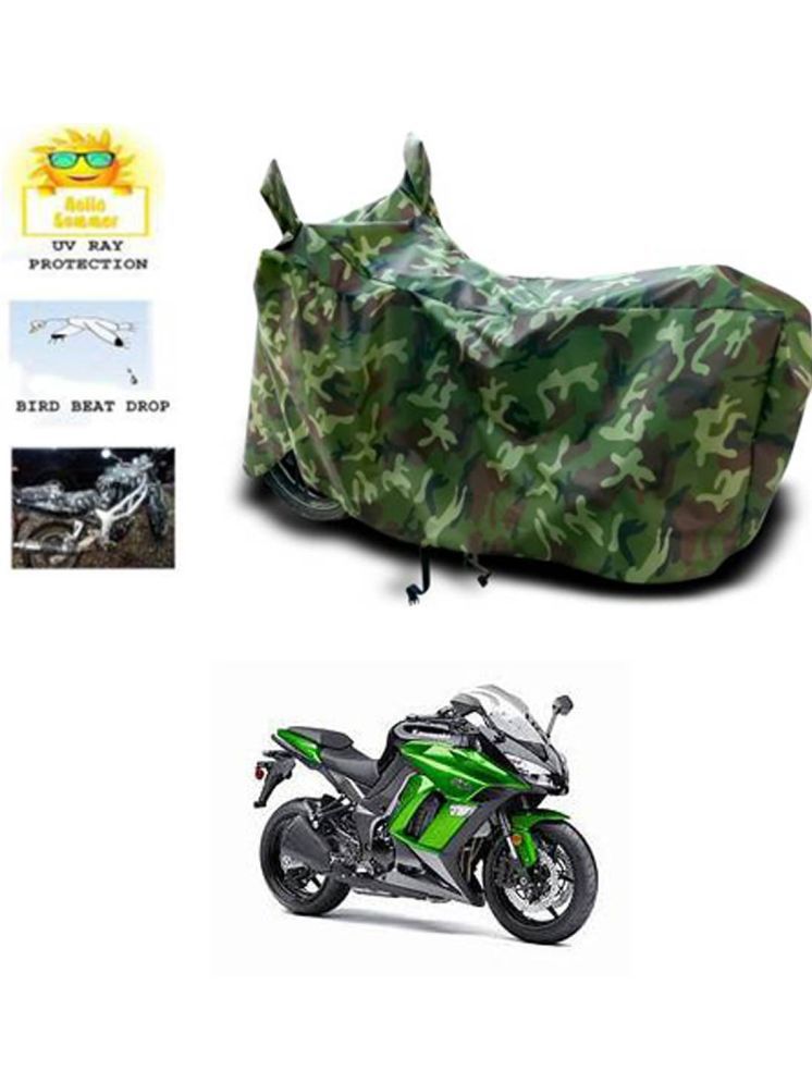     			RONISH Bike Body Cover for Kawasaki Ninja 1000 ( Pack of 1 ) , Multicolour