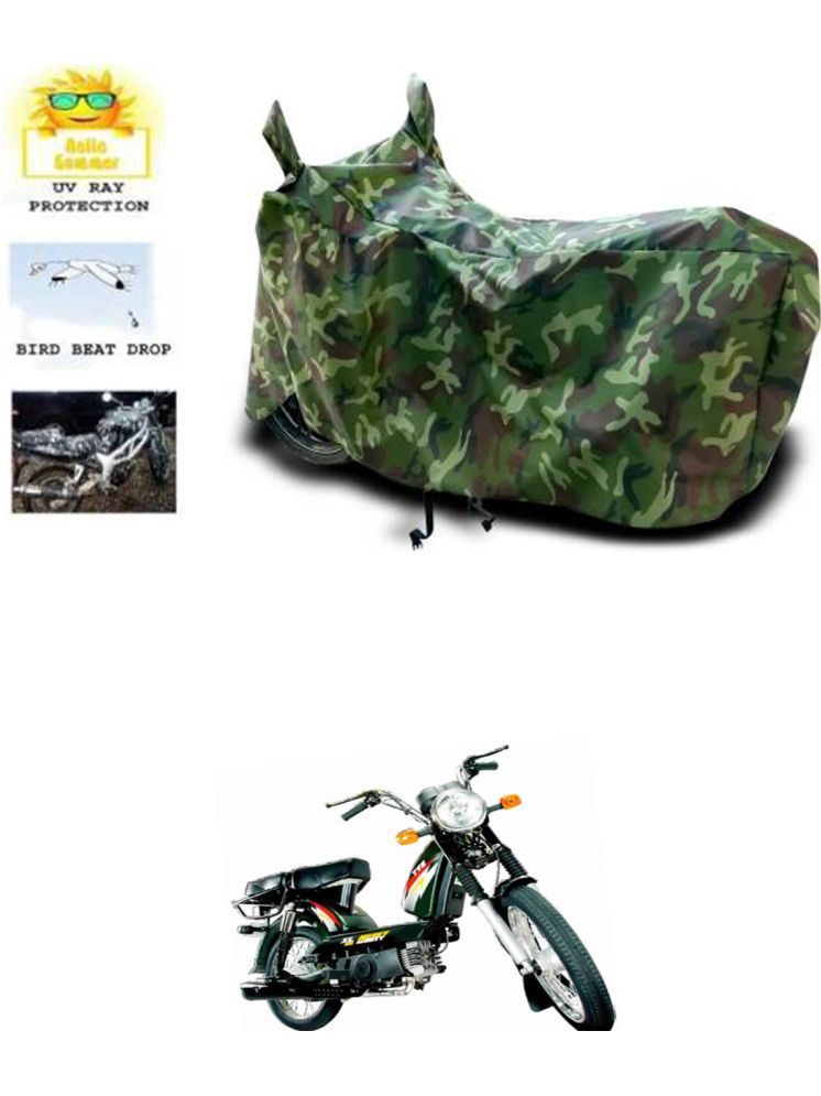     			RONISH Bike Body Cover for TVS XL Super ( Pack of 1 ) , Multicolour