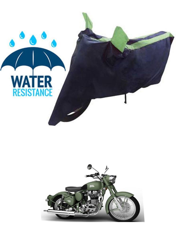     			RONISH Bike Body Cover for Royal Enfield Bullet Electra ( Pack of 1 ) , Green