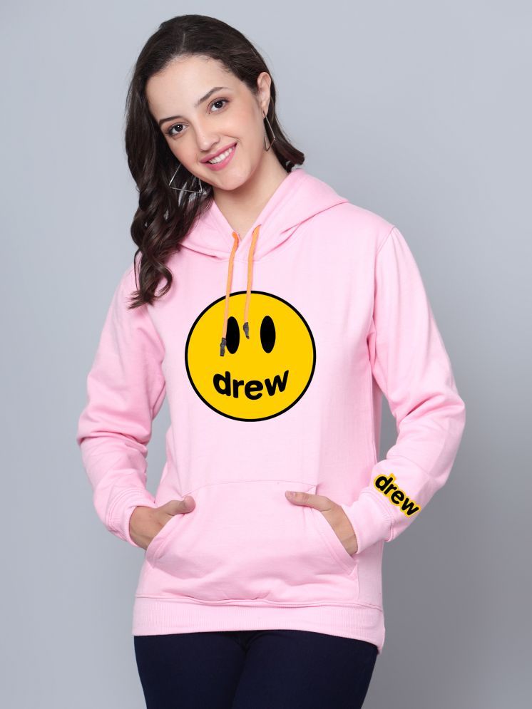     			fashion and youth Cotton Blend Women's Hooded Sweatshirt ( Pink )