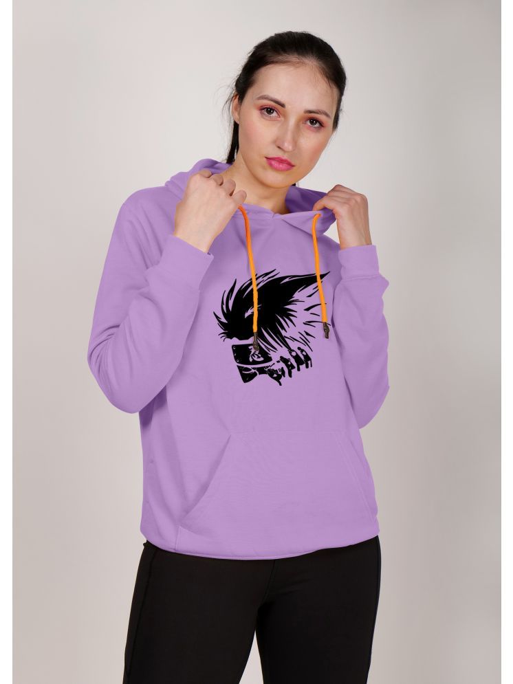     			fashion and youth Cotton Blend Women's Hooded Sweatshirt ( Purple )