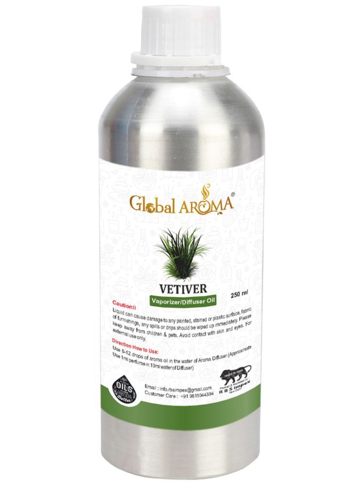     			GLOBAL AROMA Vetiver Fragrance Aroma Diffusers Oil - 250 ML