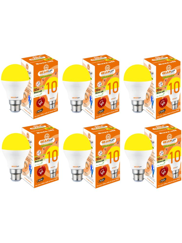     			Gearup 10W Dimmable LED Bulb ( Pack of 6 )