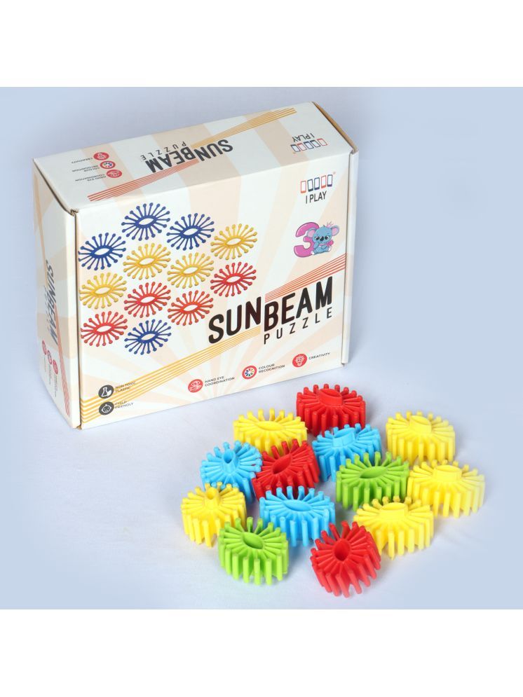     			I Play 35 Pcs Sunbeam Puzzle Set for Boys and Girls - Multicolor