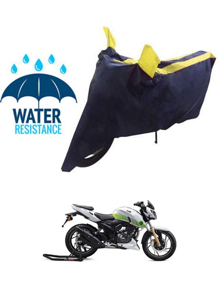     			RONISH Bike Body Cover for TVS Apache RTR 200 4V FI ( Pack of 1 ) , Yellow