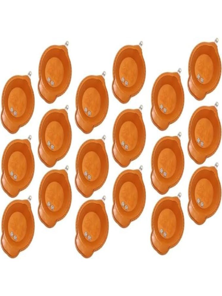     			Brite Brown Others Electric Diya ( Pack of 18 )