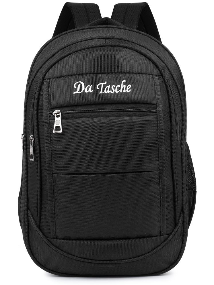     			Da Tasche Black Polyester Backpack ( 38 Ltrs )