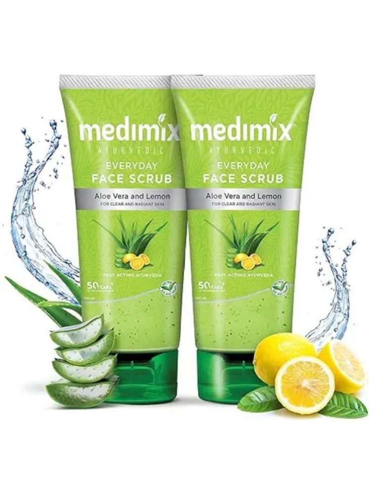     			MEDIMIX AYURVEDA - Daily Use Face Wash + Scrub For Normal Skin ( Pack of 3 )