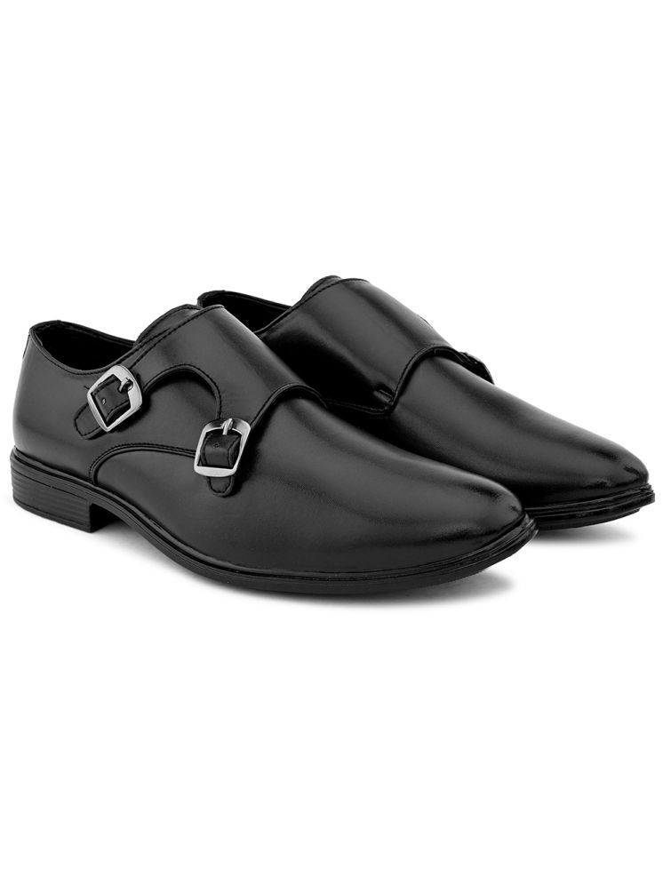     			Prolific Black Men's Monk Strap Formal Shoes