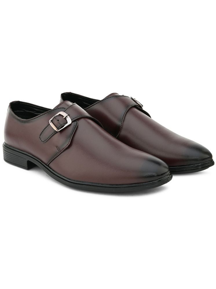     			Prolific Brown Men's Derby Formal Shoes