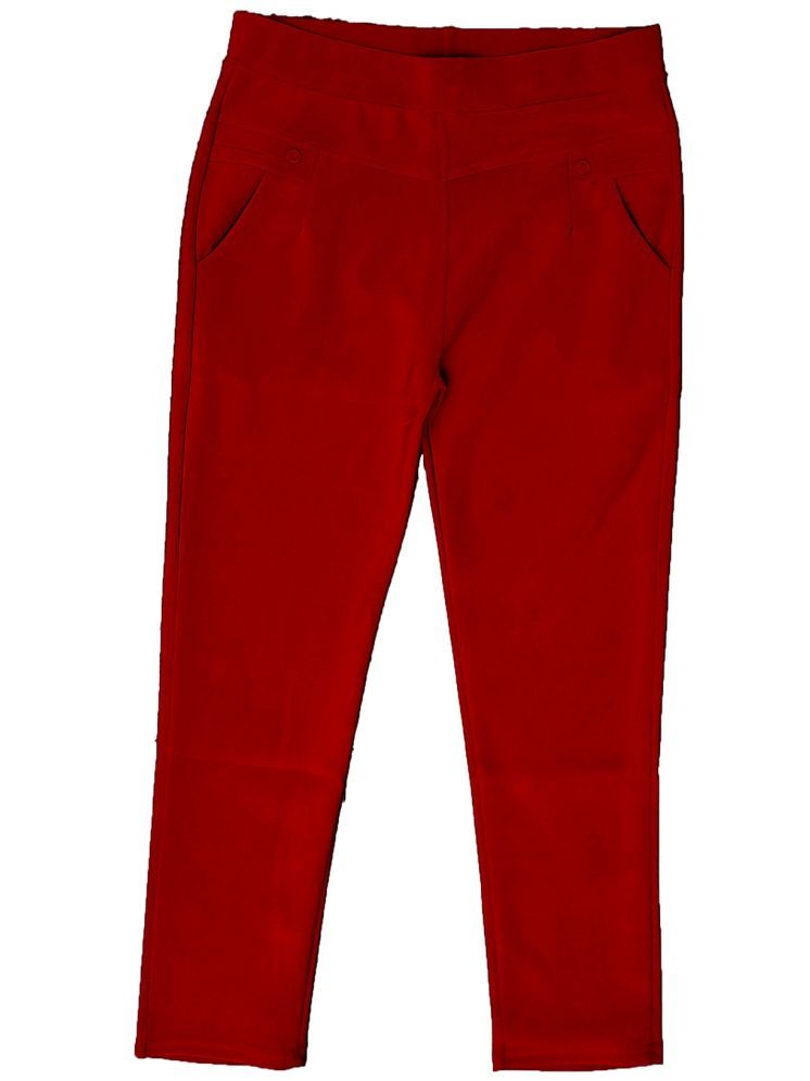     			Whyme Fashion - Lycra Regular Fit Red Women's Jeggings ( Pack of 1 )