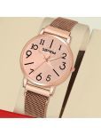 Septem Rose Gold Stainless Steel Analog Womens Watch