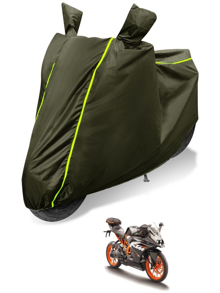     			Auto Hub Bike Body Cover for KTM RC 200 ( Pack of 1 ) , Green