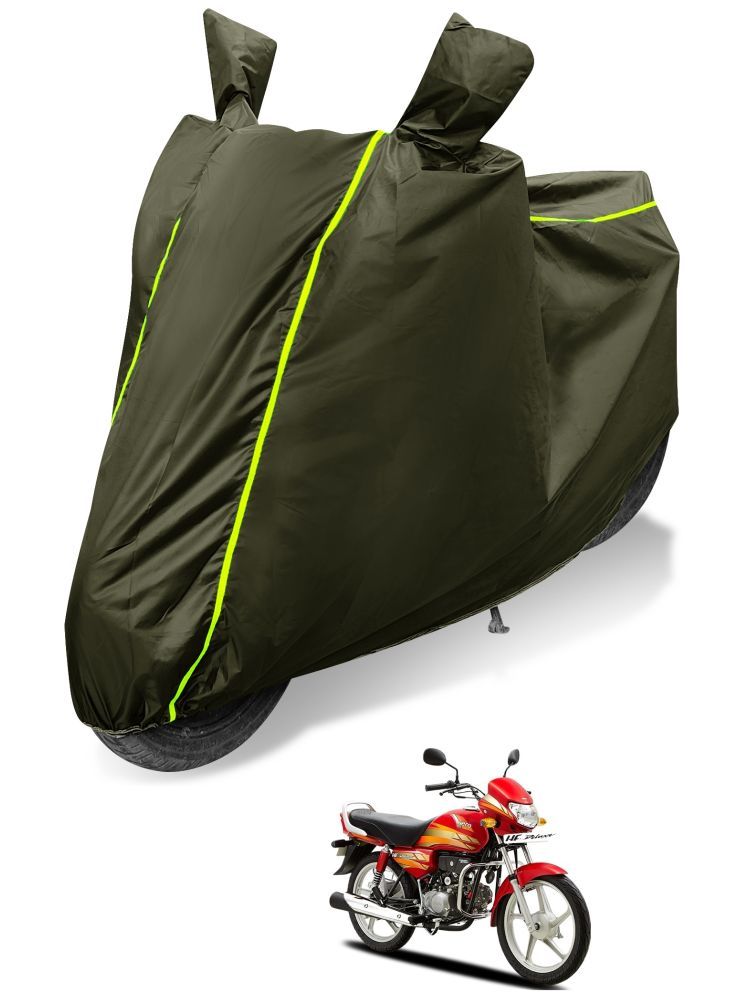     			Auto Hub Bike Body Cover for Hero HF Deluxe ( Pack of 1 ) , Green