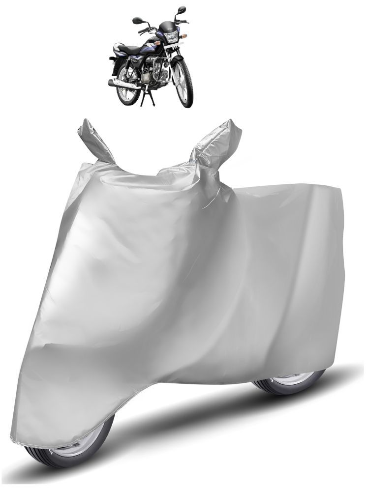     			Auto Hub Bike Body Cover for Hero Splendor Pro ( Pack of 1 ) , Silver