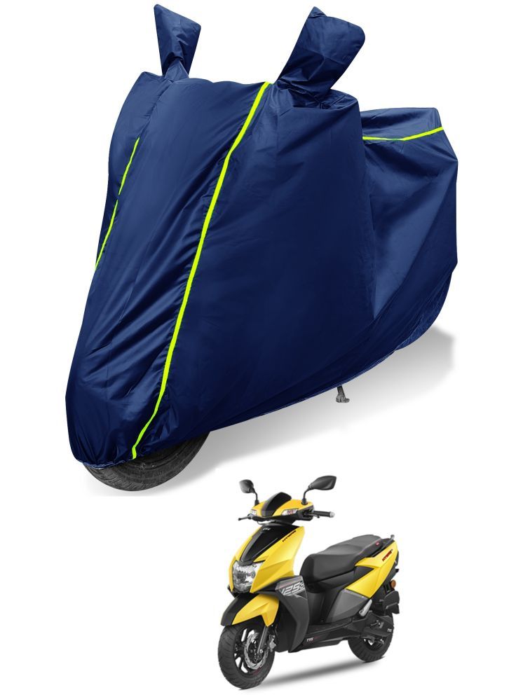     			Auto Hub Bike Body Cover for TVS NTORQ 125 ( Pack of 1 ) , Blue