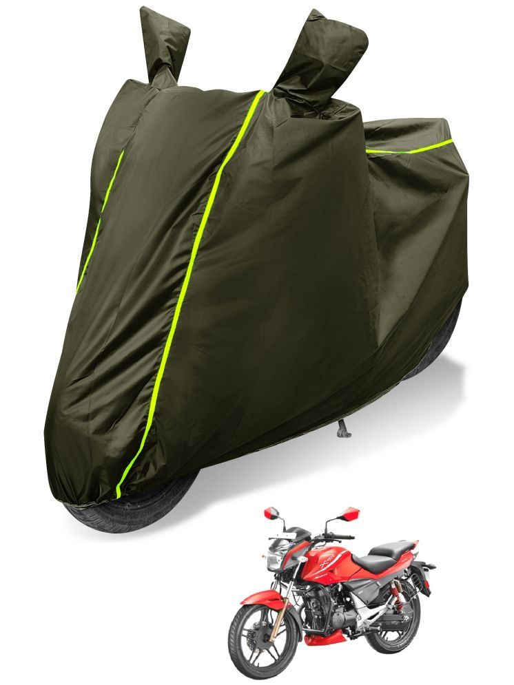     			Auto Hub Bike Body Cover for Yamaha YBR 125 ( Pack of 1 ) , Green