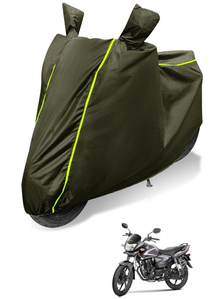     			Auto Hub Bike Body Cover for Honda CB Shine ( Pack of 1 ) , Green