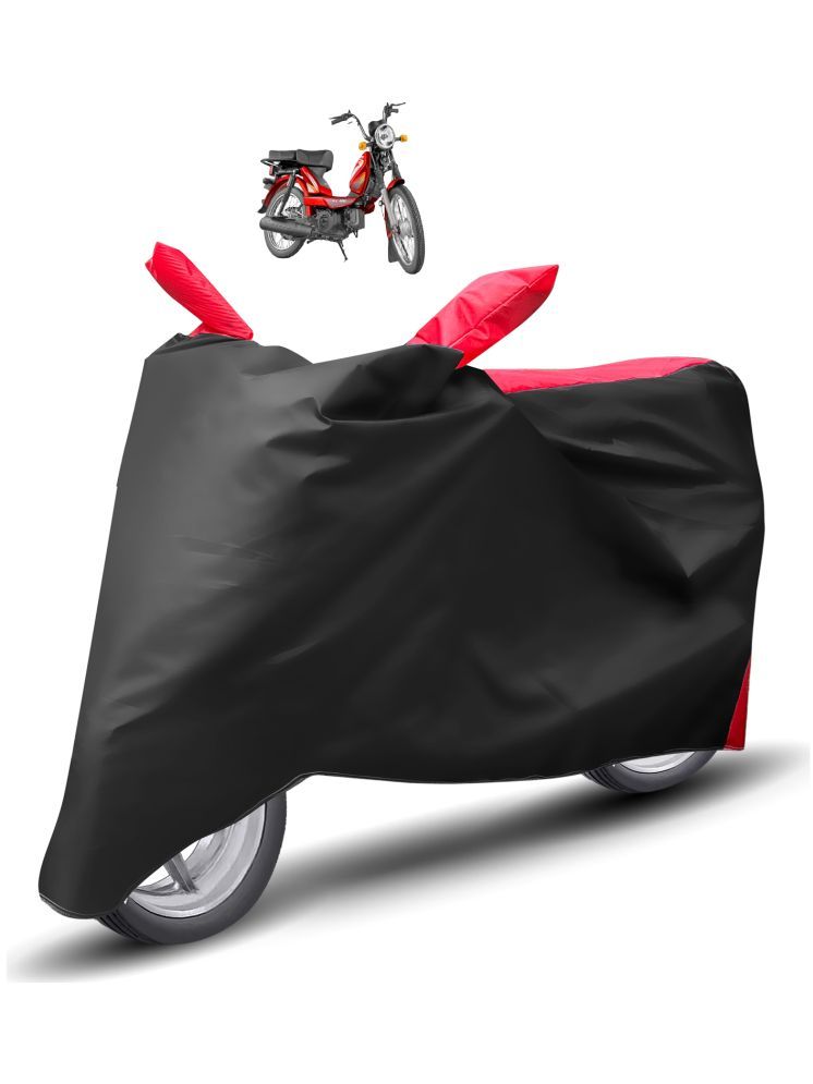     			Auto Hub Bike Body Cover for TVS Heavy Duty Super XL ( Pack of 1 ) , Red