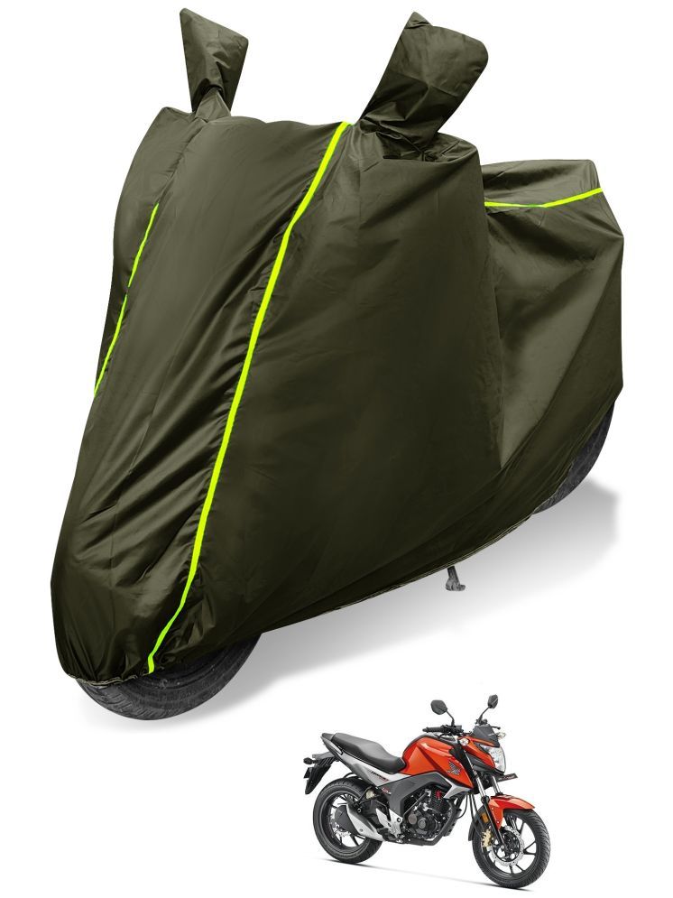     			Auto Hub Bike Body Cover for Honda CB Hornet 160R ( Pack of 1 ) , Green