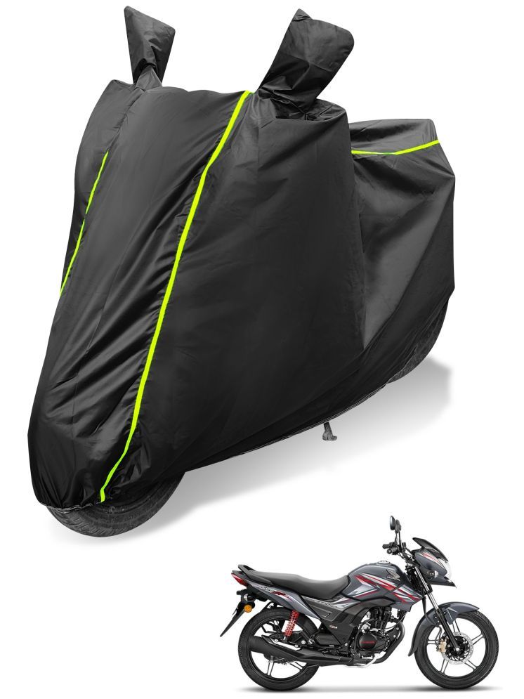     			Auto Hub Bike Body Cover for Honda All Bike Models ( Pack of 1 ) , Black