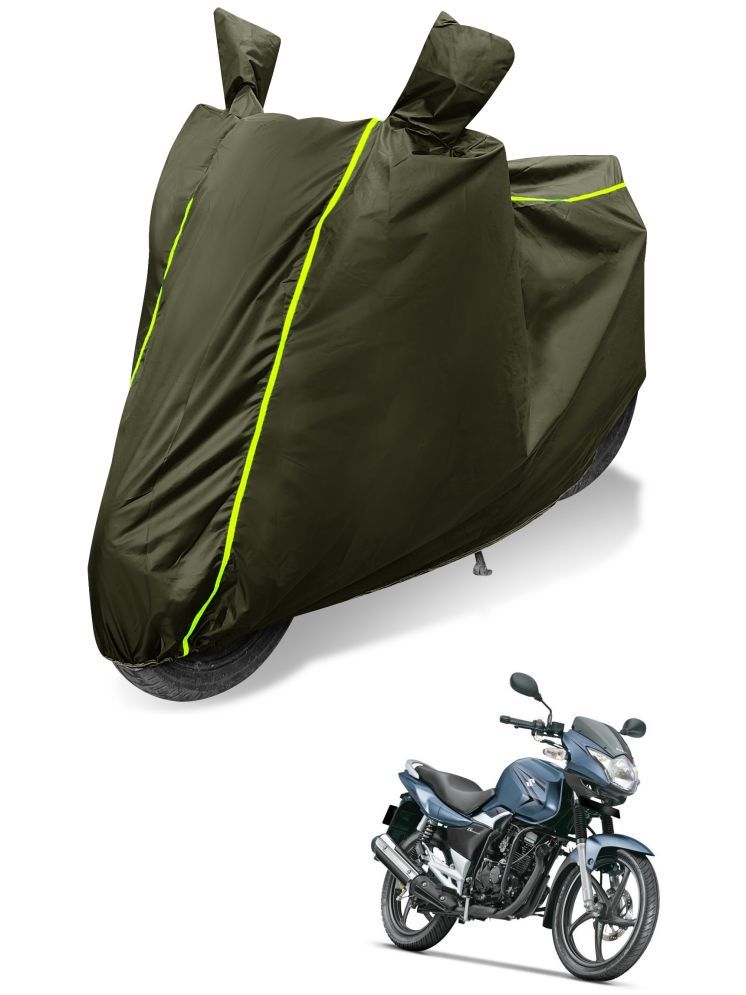     			Auto Hub Bike Body Cover for Suzuki GS 150R ( Pack of 1 ) , Green