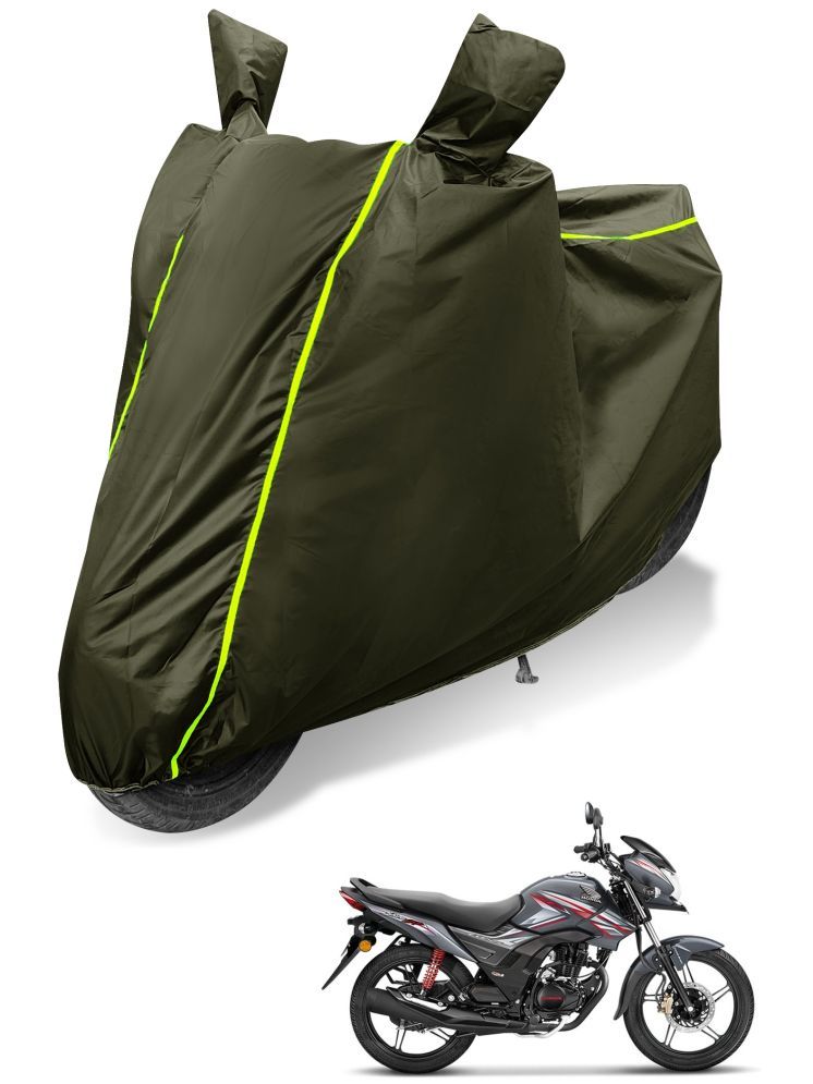     			Auto Hub Bike Body Cover for Honda All Bike Models ( Pack of 1 ) , Green