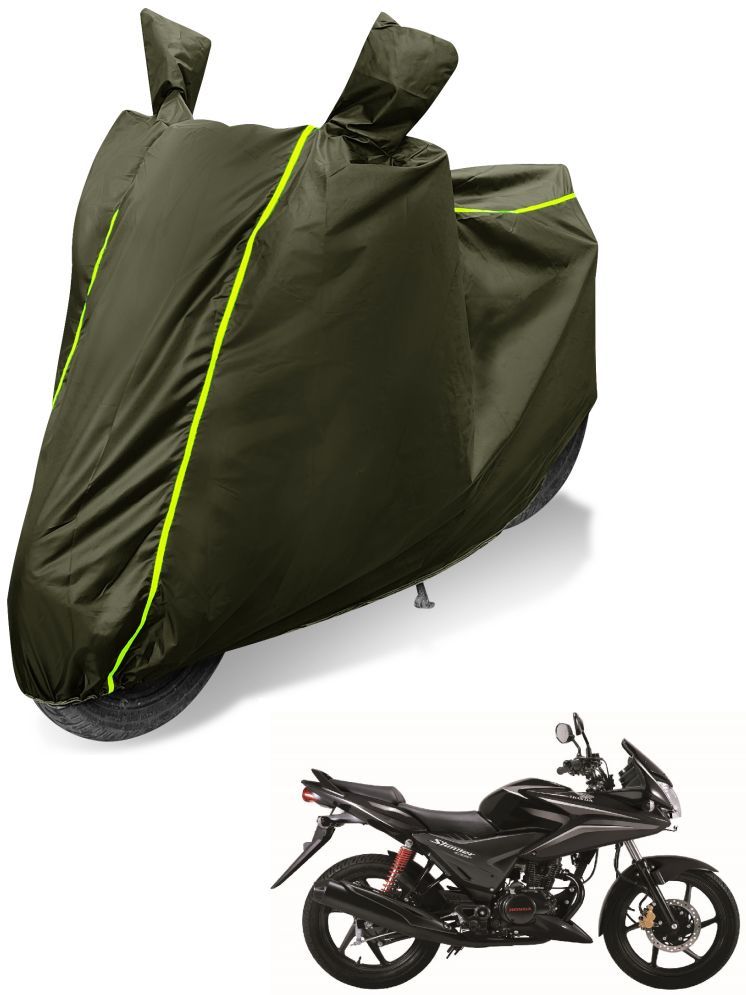     			Auto Hub Bike Body Cover for Honda CBF Stunner ( Pack of 1 ) , Green