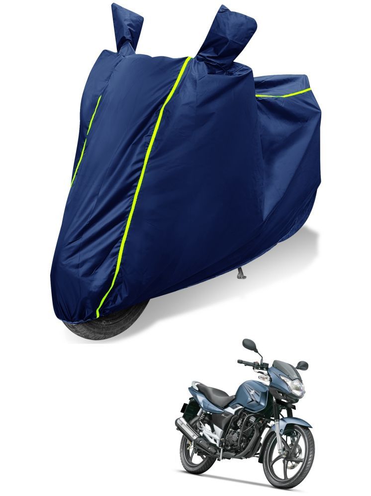     			Auto Hub Bike Body Cover for Suzuki GS 150R ( Pack of 1 ) , Blue