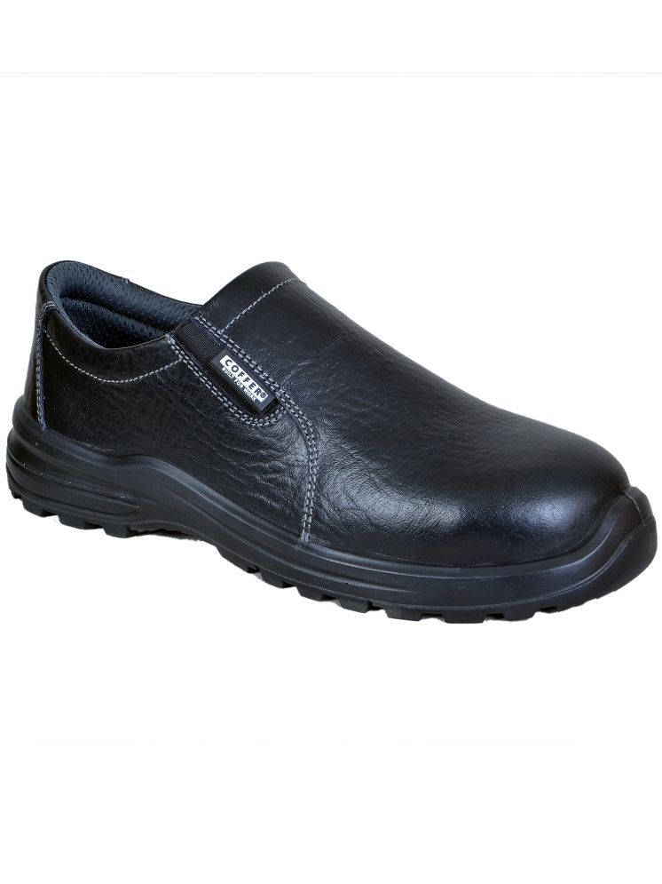     			Coffer Safety Low Ankle Black Safety Shoes