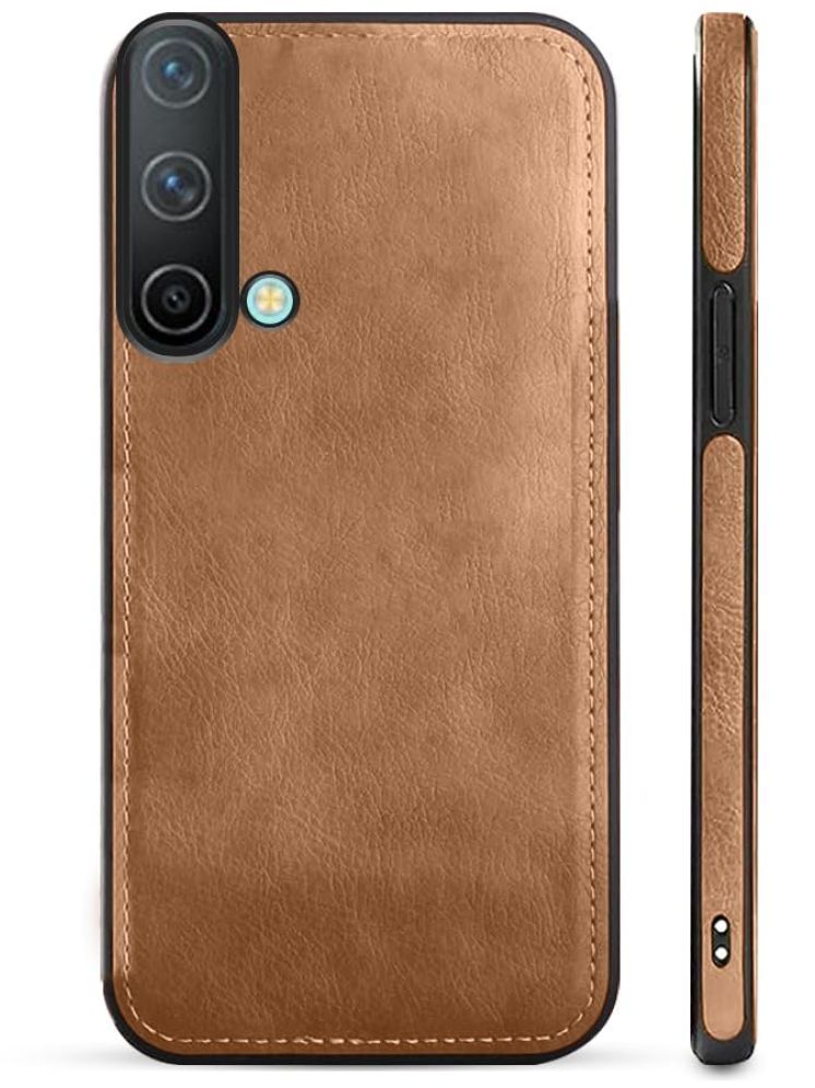     			Doyen Creations Plain Cases Compatible For Artificial Leather Oneplus nord ce 5g ( Pack of 1 )