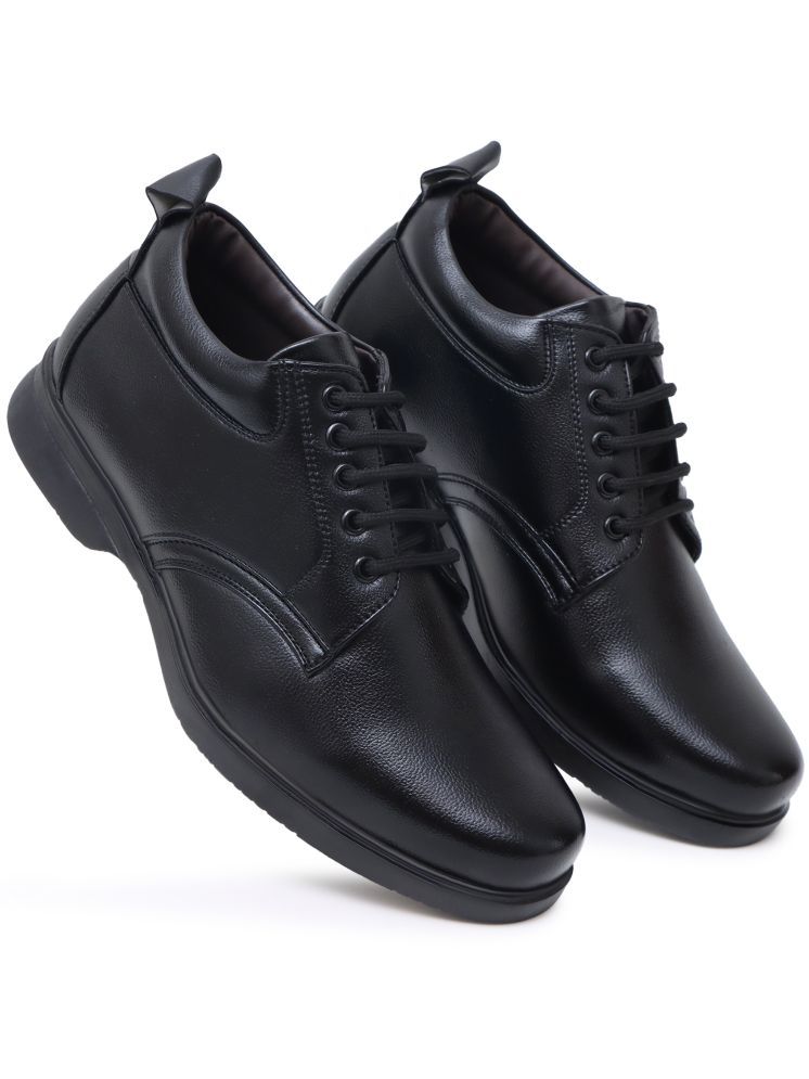     			SHUAN Black Men's Formal Boots