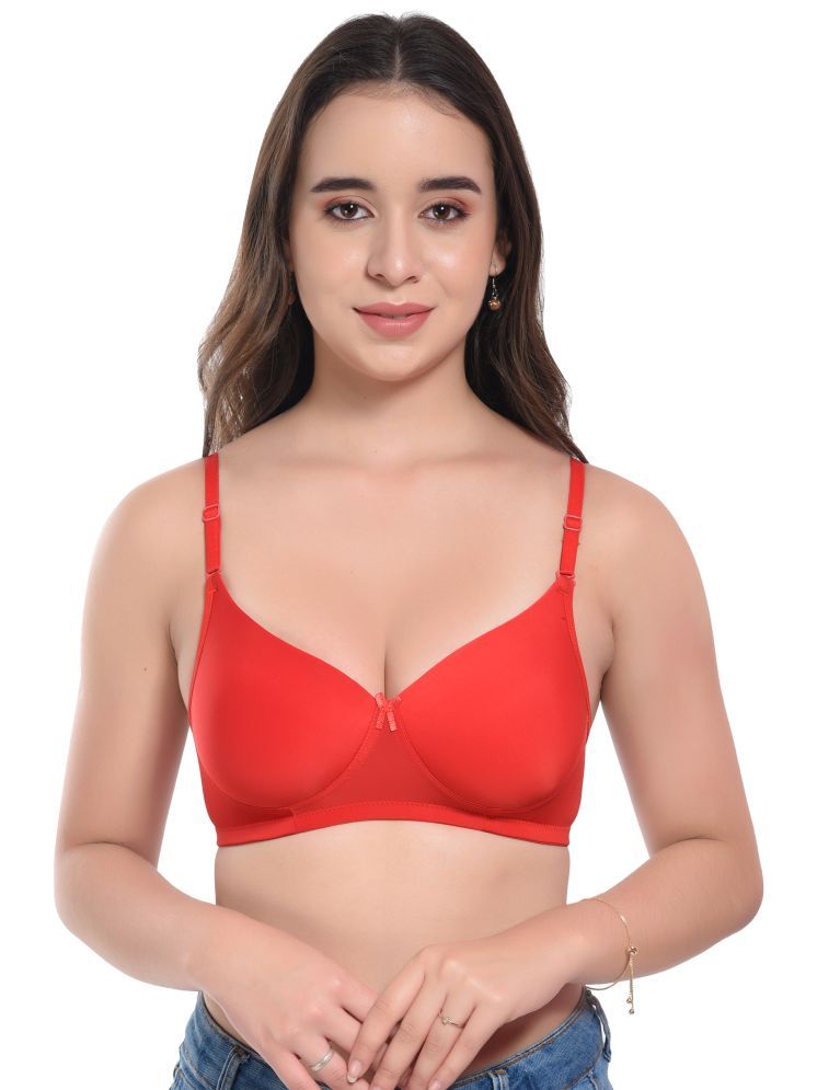     			Viral Girl Red Elastane Heavily Padded Women's Push Up Bra ( Pack of 1 )