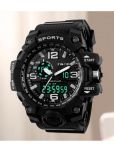 Harbor Black Silicon Analog-Digital Men's Watch