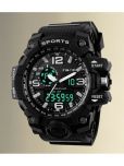 Harbor Black Silicon Analog-Digital Men's Watch