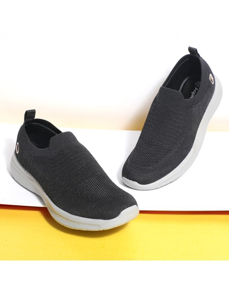     			Aqualite Casual Lifestyle Shoes for Men Black Men's Slip-on Shoes