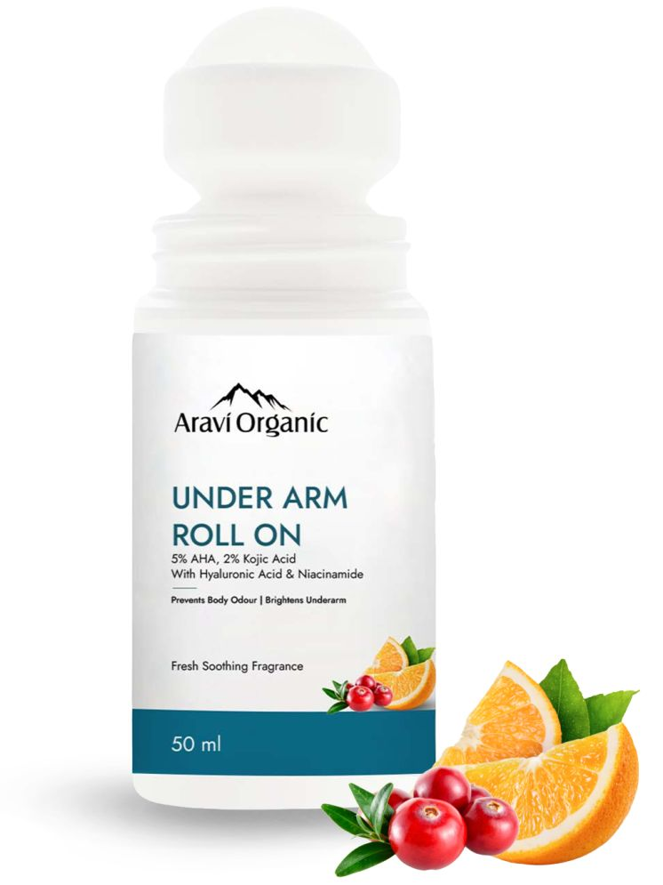     			Aravi Organic Under Arm Roll On - 50 ml Deodorant Roll-ons for Unisex 50 ml ( Pack of 1 )