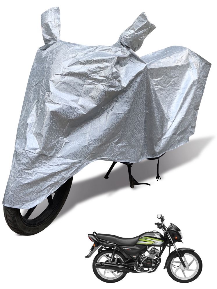     			Auto Hub Bike Body Cover for Honda CD 110 Dream ( Pack of 1 ) , Silver