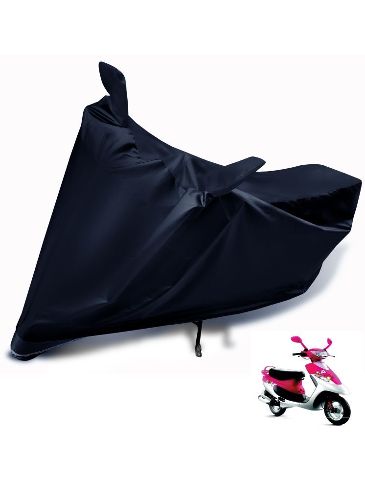     			Auto Hub Bike Body Cover for TVS Scooty Pep + ( Pack of 1 ) , Black