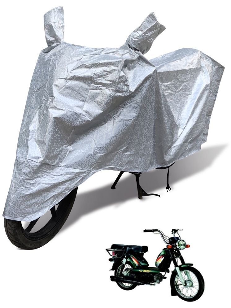     			Auto Hub Bike Body Cover for TVS Luna ( Pack of 1 ) , Silver