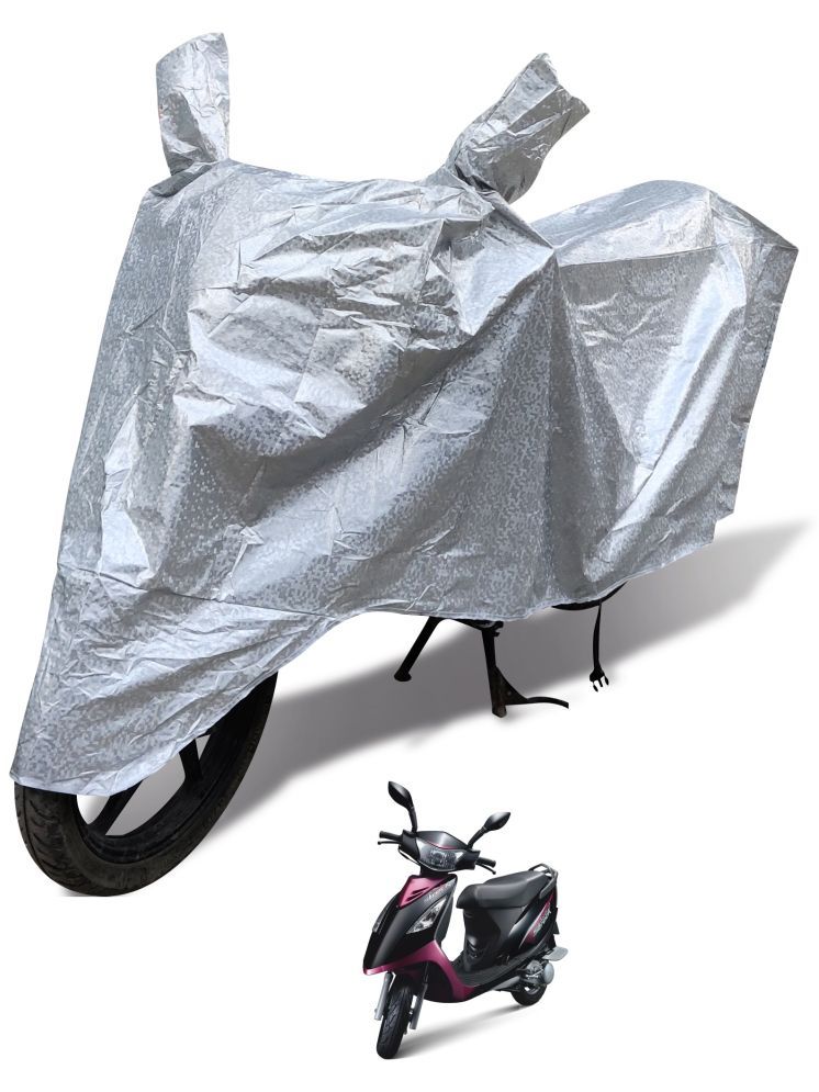     			Auto Hub Bike Body Cover for TVS Streek ( Pack of 1 ) , Silver