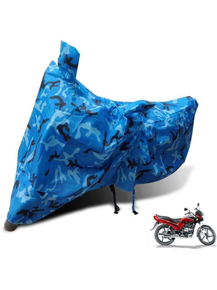     			Auto Hub Bike Body Cover for Hero Passion Plus ( Pack of 1 ) , Blue