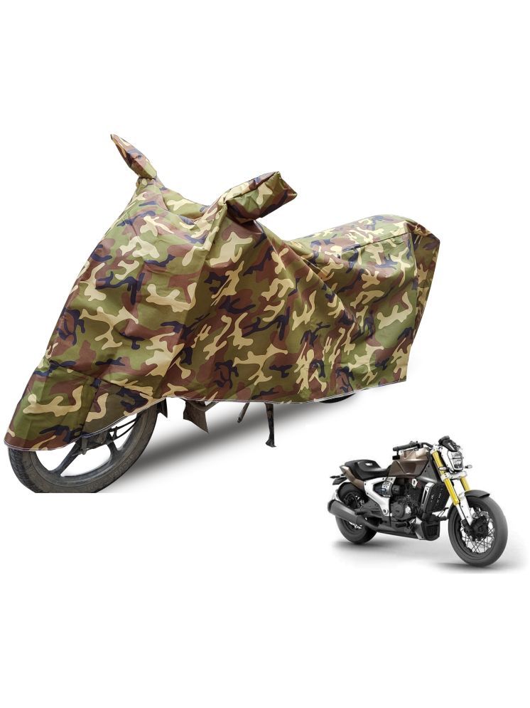     			Auto Hub Bike Body Cover for TVS All Bike Models ( Pack of 1 ) , Camouflage