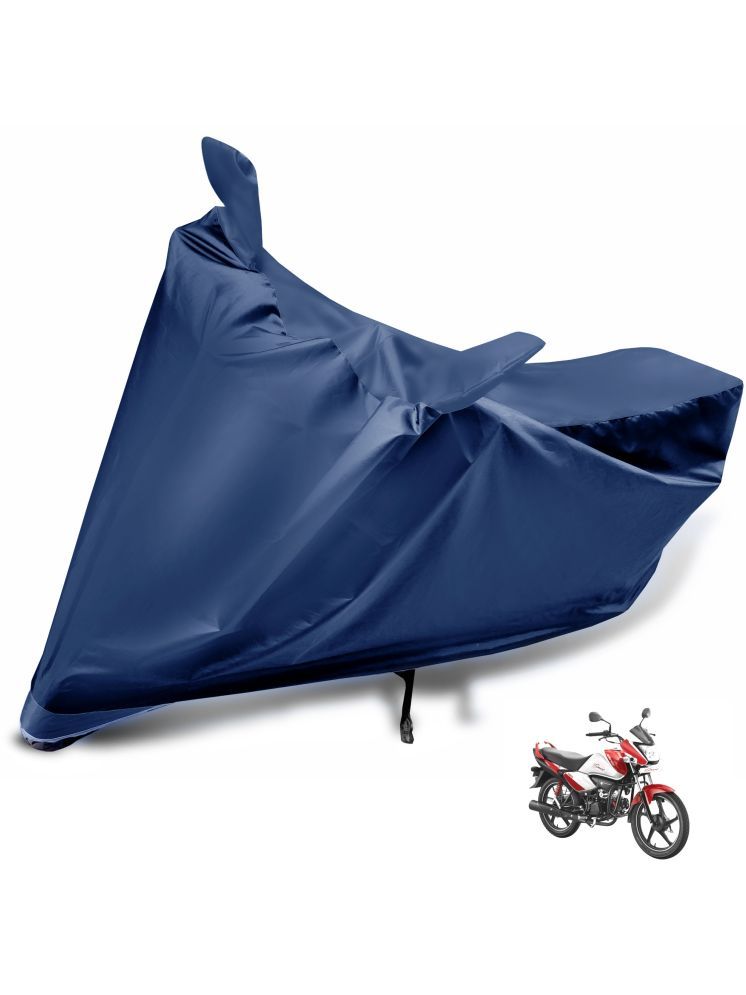     			Auto Hub Bike Body Cover for Hero Splendor iSmart ( Pack of 1 ) , Navy Blue