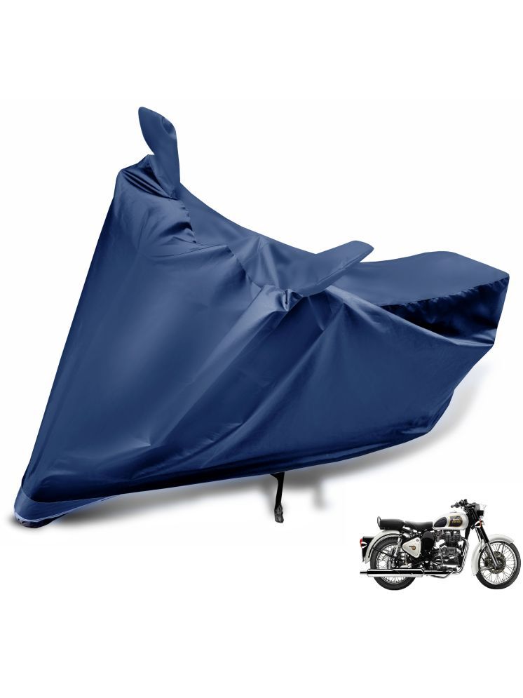     			Auto Hub Bike Body Cover for Royal Enfield Classic 350 ( Pack of 1 ) , Navy Blue