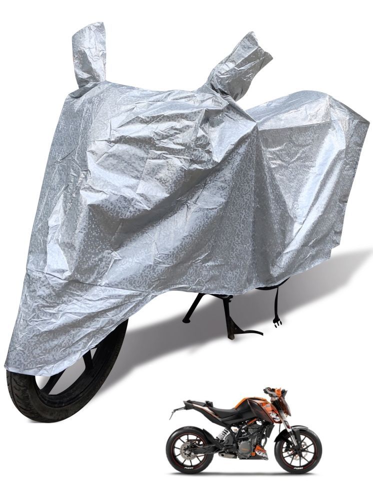     			Auto Hub Bike Body Cover for KTM Duke 200 ( Pack of 1 ) , Silver