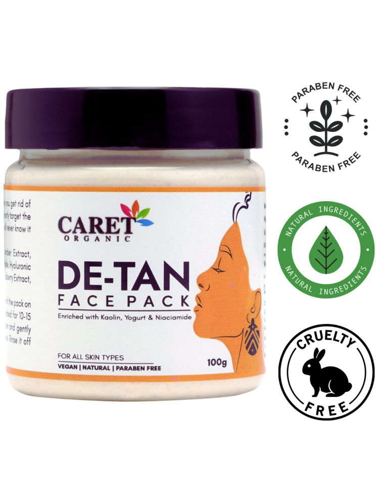     			Caret Organic - Tan Removal Pack for All Skin Type ( Pack of 1 )