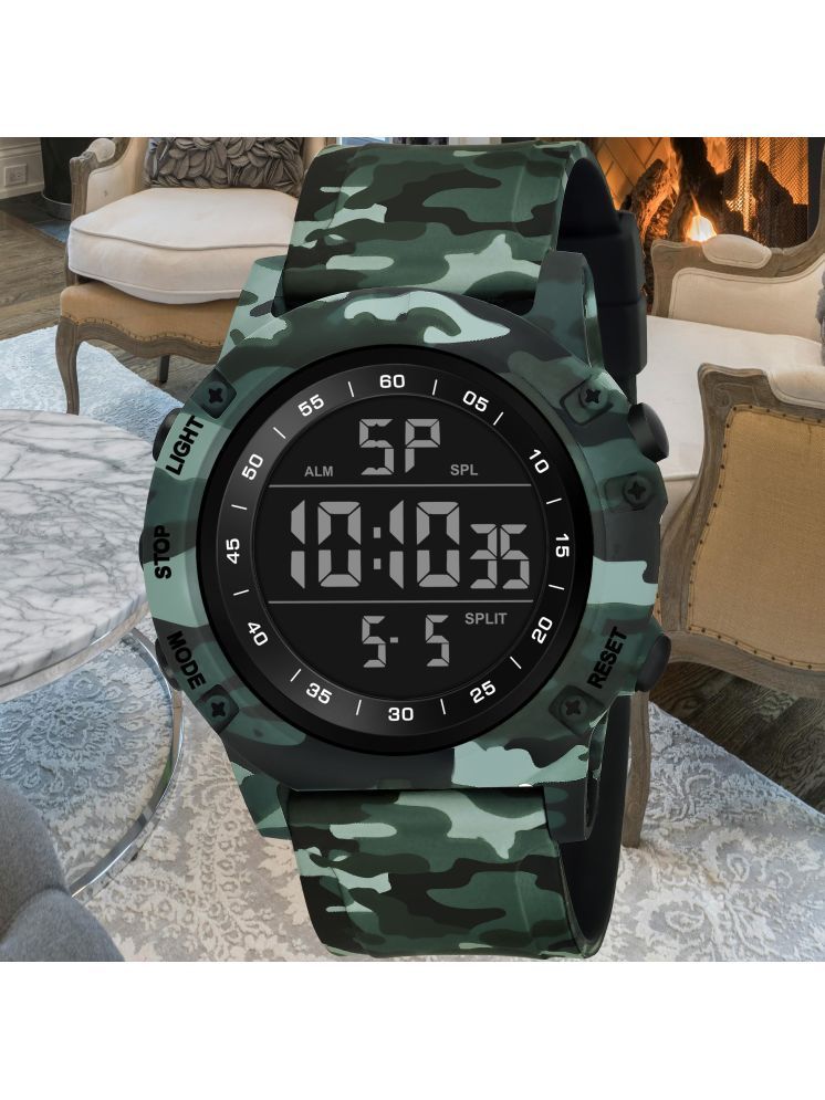     			Harbor Green Silicon Analog-Digital Men's Watch