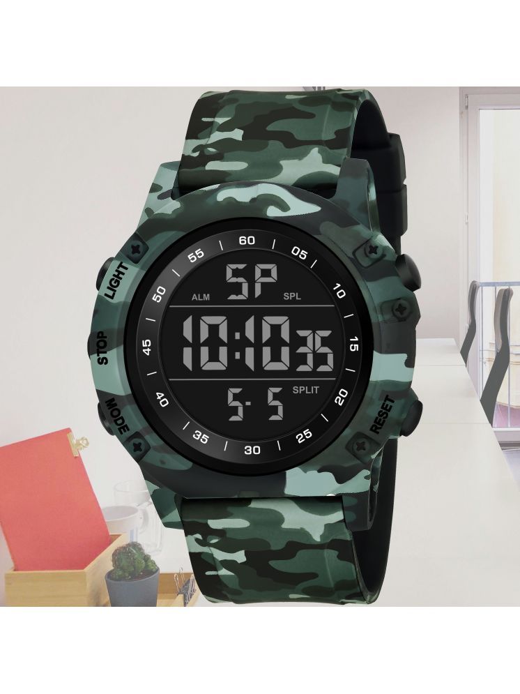     			Harbor Green Silicon Analog-Digital Men's Watch